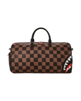 Bolso sprayground marron sharks inparis painted mini duffle